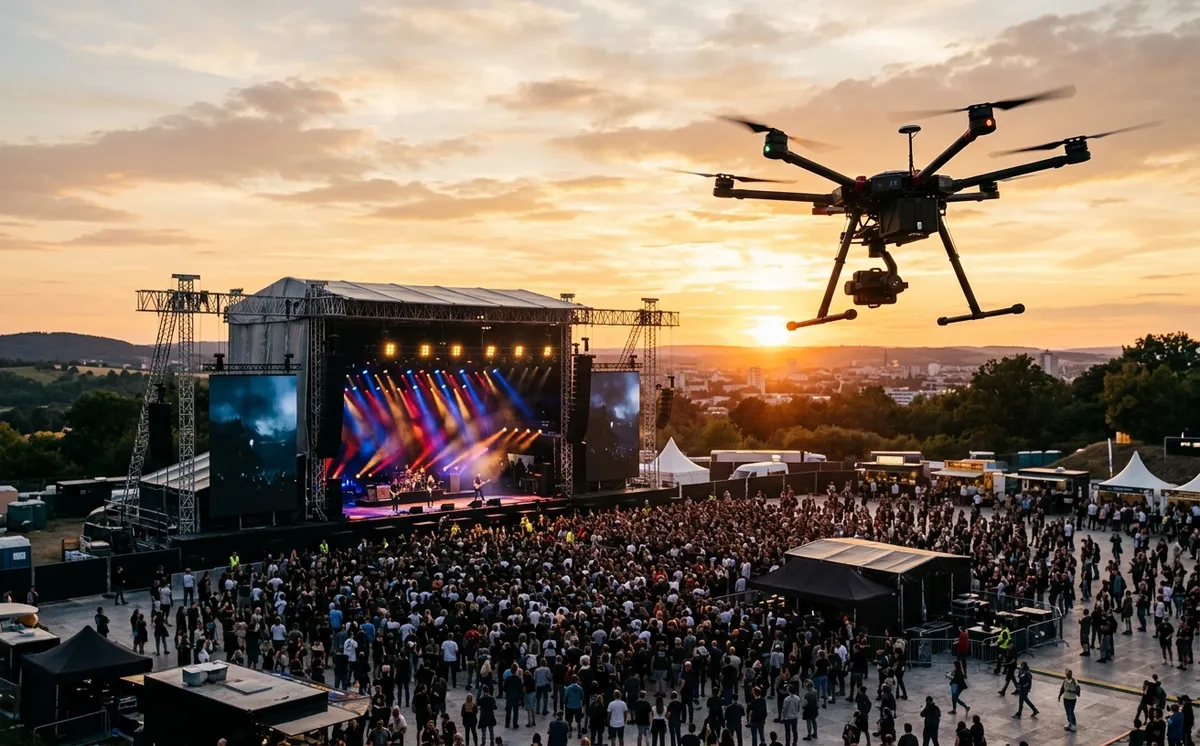 Drone vidéo en événement : autorisations DGAC et assurance