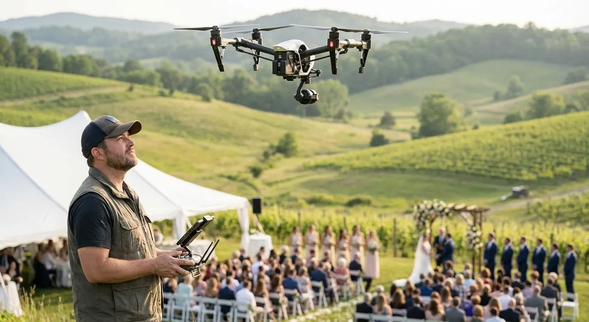 Photographe événementiel en action