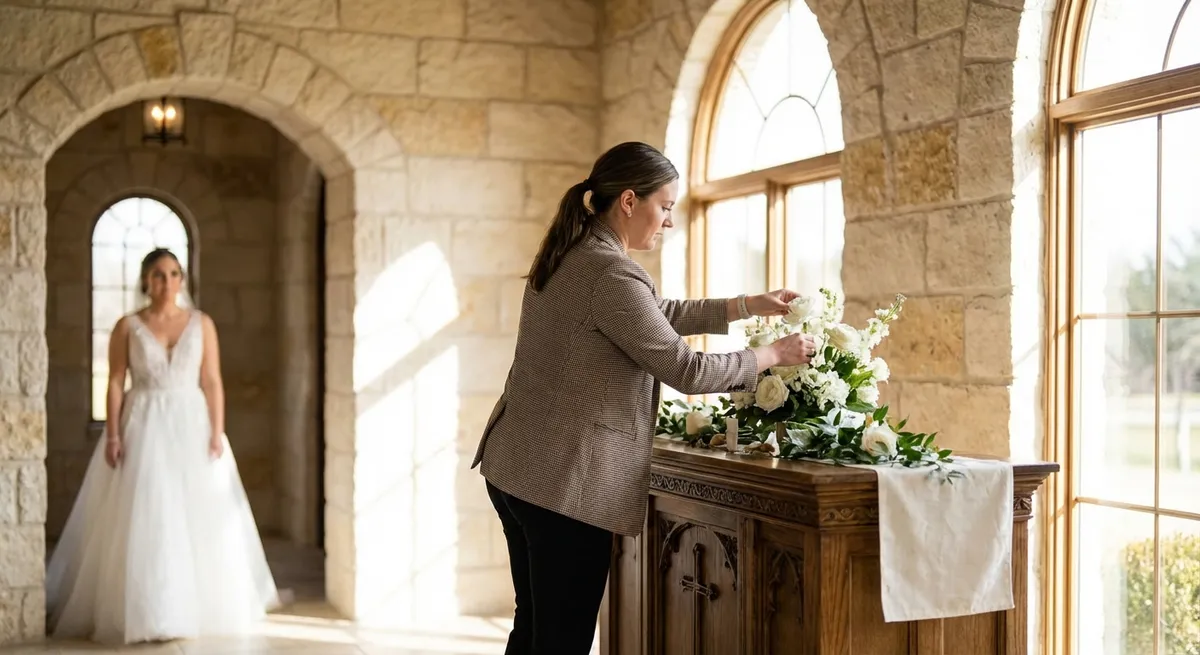 Décoration de mariage organisée par un wedding planner