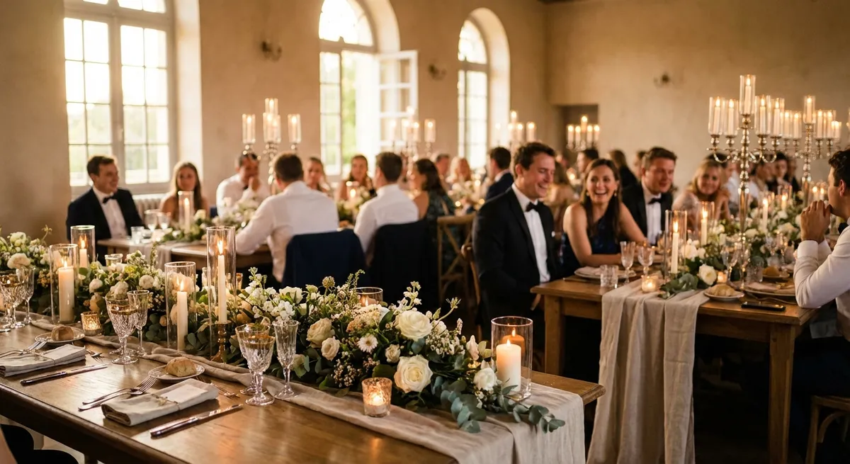 Réception de mariage dans un lieu d'exception